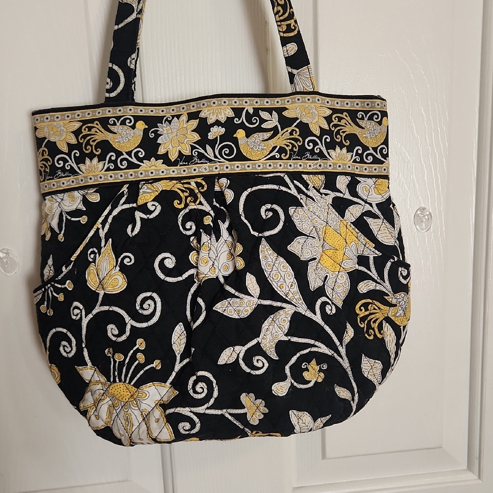 Vera BradleyFloral Black and Gold Women's Bag